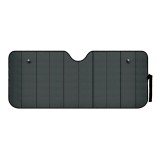 LAMPA Alu napvédő előre - matt fekete - M - 61x147cm