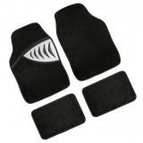 Lampa Exus 4db-os univerzális textil autószőnyeg szett - fekete