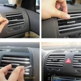 LAMPA Króm dekorációs csík szellőzőrácsra 6x13cm CD-202