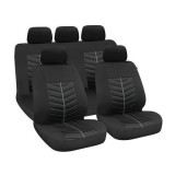 LAMPA Rapid - 9 részes üléshuzat szett, univerzális, fekete-szürke