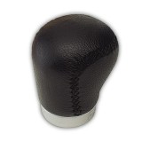 LAMPA Sebváltógomb - bőr, fekete, rövid