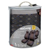 LAMPA Square - 11 részes üléshuzat szett, univerzális, szürke-kék