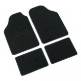 Lampa SUPRA B - 4 részes autószőnyeg szett, műanyagszövet, fekete színű