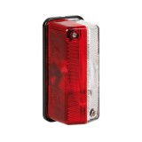 LAMPA Szélességjelző - piros/fehér - 12/24V - 1db