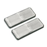 LAMPA Téglalap prizma - fehér - párban