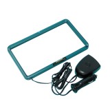 Lampa XL Neon rádió keret - 12V - 18,3x10,2 cm - zöld