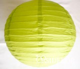 Lampion gömb, zöld