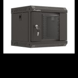 Lanberg 10" Fali rack szekrény 4U 300x300mm - Fekete (WF11-3304-10B)