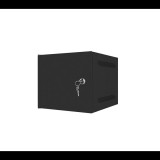 Lanberg 10" Fali rack szekrény 6U 280x310mm - Fekete (WF10-2306-00B)