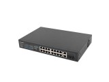 Lanberg 16X 100MB POE+/2X 1GB/1X SFP UNMANAGED RACK 250W RSFE-16P-2C-250