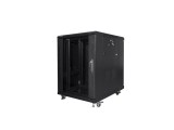 Lanberg 19" 15U Szabadon álló Rackszekrény Black FF01-6815-12BL
