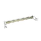 Lanberg 19" 1U DIN sín panel szürke (AK-1801-S) (AK-1801-S)