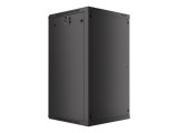 Lanberg 19" 22U Falra szerelhető Rackszekrény Black WF01-6622-10B