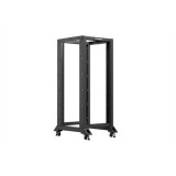 Lanberg 19" 27U 600x800 szabadon álló rack keret, fekete V2