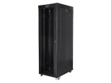 Lanberg 19" 42U Szabadon álló Rackszekrény Black  FF01-8042-12BL