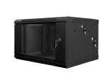Lanberg 19" 6U Falra szerelhető Rackszekrény Black WF02-6606-10B