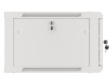 Lanberg 19" 6U Falra szerelhető Rackszekrény Grey WF01-6606-10S
