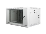 Lanberg 19" 6U Falra szerelhető Rackszekrény Grey WF02-6606-10S