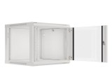 Lanberg 19" 9U Falra szerelhető Rackszekrény Grey WF01-6609-10S