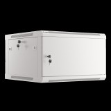 Lanberg 19" Fali rack szekrény 6U 600x600mm - Szürke (WF01-6606-00S)