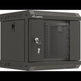 Lanberg 19" Fali rack szekrény 9U 600x450mm - Szürke (WF01-6409-23S)
