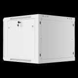 Lanberg 19" Fali rack szekrény 9U 600x600mm - Szürke (WF01-6609-00S)