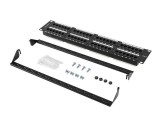 Lanberg 48-port Patch Panel 2U Black PPU6-2048-B