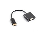 Lanberg AD-0007-BK video átalakító kábel 0,1 M DisplayPort DVI-D Fekete