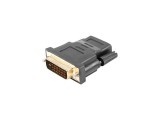 Lanberg AD-0010-BK HDMI DVI-D Fekete csatlakozó átalakító