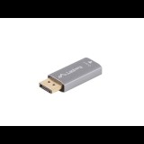 Lanberg AD-DP-HD-01 DisplayPort 1.2 apa - HDMI 2.0 anya 4K 60Hz Átalakító Adapter - Ezüst (AD-DP-HD-01)