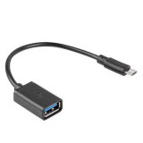 Lanberg AD-OTG-UM-01 micro USB apa - USB-A anya Adapter (AD-OTG-UM-01)