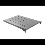 Lanberg AK-1010-B 1U 19" Fix polc - Fekete (AK-1010-B)