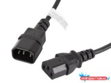 Lanberg CA-C13E-10CC-0018-BK IEC 320 C13 - C14 2,5A fekete tápkábel 1,8m