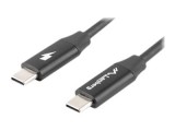 Lanberg CA-CMCM-40CU-0005-BK USB kábel 0,5 M USB 2.0 USB C Fekete