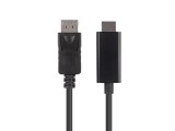 Lanberg CA-DPHD-11CC-0030-BK DisplayPort HDMI Fekete csatlakozó átalakító