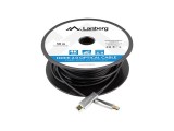 Lanberg CA-HDMI-20FB-0500-BK HDMI kábel 50 M HDMI A-típus (Standard) Fekete, Ezüst