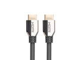 Lanberg CA-HDMI-30CU-0010-BK HDMI kábel 1 M HDMI A-típus (Standard) Fekete, Ezüst