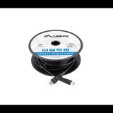 Lanberg CA-HDMI-30FB-0200-BK HDMI 2.1 - HDMI Optikai kábel 20m - Fekete (CA-HDMI-30FB-0200-BK)