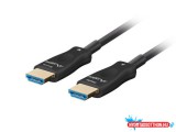 Lanberg CA-HDMI-30FB-0300-BK HDMI 2.1 apa-apa fekete aktív optikai AOC kábel 30m
