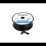 Lanberg CA-HDMI-30FB-0400-BK HDMI 2.1 - HDMI Optikai kábel 40m - Fekete (CA-HDMI-30FB-0400-BK)