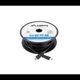 Lanberg CA-HDMI-30FB-0800-BK HDMI 2.1 - HDMI Optikai kábel 80m - Fekete (CA-HDMI-30FB-0800-BK)