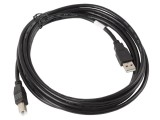 Lanberg CA-USBA-10CC-0018-BK USB kábel 1,8 M USB 2.0 USB B Fekete