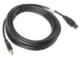Lanberg CA-USBA-10CC-0050-BK USB kábel 5 M USB 2.0 USB B Fekete