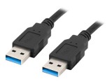 Lanberg CA-USBA-30CU-0018-BK USB kábel 1,8 M USB 3.2 Gen 1 (3.1 Gen 1) Fekete