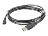 LANBERG CA-USBM-10CC-0018-BK cable USB 2.0 micro AM-MBM5P 1.8m black
