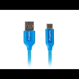 Lanberg CA-USBO-22CU-0018 USB-C Quick Charge 3.0 kábel 1.8m (CA-USBO-22CU-0018-BL)