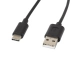 Lanberg cable USB 2.0 Type-C(M)-AM 1.8m black CA-USBO-10CC-0018-BK