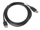 Lanberg extension cable USB 2.0 AM-AF 1.8m black CA-USBE-10CC-0018-BK