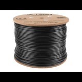 Lanberg FTP CAT6 kültéri kábel 305m fekete (LCF6-21CU-0305-BK) (LCF6-21CU-0305-BK)