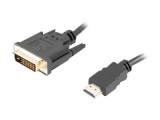 Lanberg HDMI - DVI 24 +1 1.8m kábel (CA-HDDV-20CU-0018-BK)